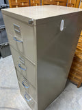 Metal File Cabinet, NO KEY