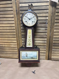 The New Haven Clock Co “Whitney” Banjo Clock