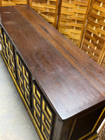 Spanish Style Raised Panel Credenza ***HEAVY ITEM***