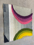 Handmade Tufted Rug, "PEGANN", 60"x60"
