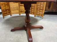 Round Dining Table with (2) Leaves, NO. CHAIRS