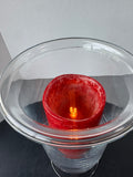 Colonial Williamsburg Style Pedestal Hurricane with Flameless Candle (WORKS)