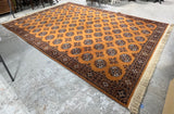Karastan Golden Bokhara Rug, 12 ft 9 in x 8 ft 8 in ***HEAVY ITEM***READ DETAILS ON PICK UP POLICY***