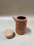 Henry Watson Pottery Vinegar Flask With Cork Lid