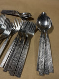 Lot Of Assorted Floral Silverware — 32 Pieces