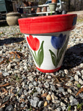 Tulip Glazed Terracotta Planter