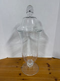 Clear Glass Apothecary Jar (B)