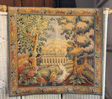 Charlotte Home Furnishings Bridge with Bird Belgian Tapestry Wall Hanging with Rod