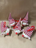 Battery Opperated Elf Heads — 5 Ornaments NOT TESTED