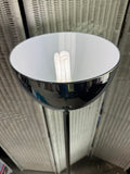 Modern Chrome Torchiere Floor Lamp (WORKS)