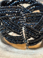 Black Beaded Cuff