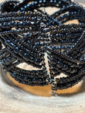 Black Beaded Cuff