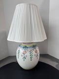 Floral Pottery Vase 3-Way Lamp (WORKS)