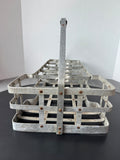 Aluminum Vintage Milk or Soda Bottle Carrier