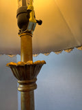 (B) Gilded Resin Pineapple Buffet Lamp (WORKS)