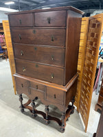 William & Mary Style Highboy***HEAVY ITEM***