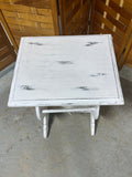 Pottery Barn Side Table with Magazine Storage