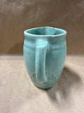 Turqoise Monmouth Fan Pottery Pitcher