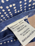 Indigo Floral Pottery Barn Square Table Cloth
