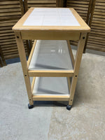 Tile Top Cart on Casters