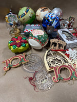Lot Of Assorted Christmas Ornaments