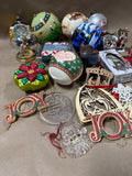 Lot Of Assorted Christmas Ornaments