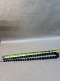 Black & Silver Beaded Necklace
