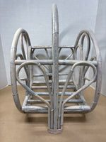 White Washed MCM Magazine Rack