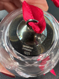 Tiffany & Co. Crystal & Sterling Silver Ball Ornament with Box