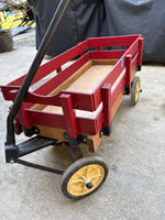 Red Wooden Wagon