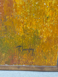 Original Textured Painting of Bouquet; Signed