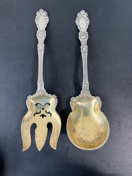 2-Piece Gorham Theodore Starr Henry II Sterling Silver Serving Set