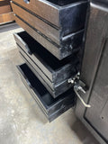 "Juniper Iron Works" Ice Box Style Cabinet, by Bernack S.A. Painels E. Serrados, Brazil***HEAVY ITEM***READ DETAILS ON PICK UP POLICY***