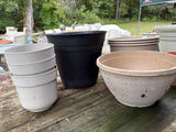 I-Lot of Plastic Planters(7)