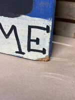 Folk Art Angel Welcome Sign