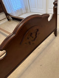 (A)Queen Antique Bed with Side Rails***HEAVY ITEM***