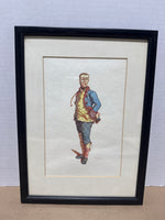 (A) Pair Of Commedia Dell’arte Theatre Style Framed Prints