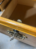 Wood Craft Co. Two Drawer File Cabinet with Key (B)***HEAVY ITEM***READ DETAILS ON PICK UP POLICY***