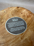 Hand Carved Fir Tree Wooden Bowl