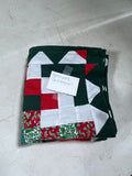 Patchwork Christmas Themed Table Runner by American Pacific Enterprises Inc.  67"x15"