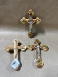 Olive Wood Cross With Essence from The Holy Land - Lot Of 3 (F)