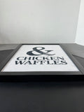 Farmhouse Style Chicken & Waffles Wall Decor