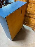 Blue Painted Bookcase