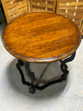 Woodbridge Furniture Co. Two Tone Sturdy Round Side Table