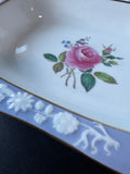 Pair of Spode England Maritime Rose Bone China Oval Vegetable Bowls (C)
