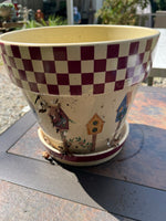 Ceramic Bird House Planter