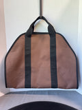 L.L. Bean Vintage Brown Canvas Log Carrier