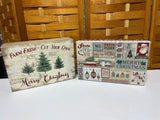 Decorative Holiday Gift Boxes, Set of 2 (B)