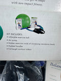 Gaiam Tricord Balance Ball Fitness Kit AS IS (READ DESCRIPTION CAREFULLY)