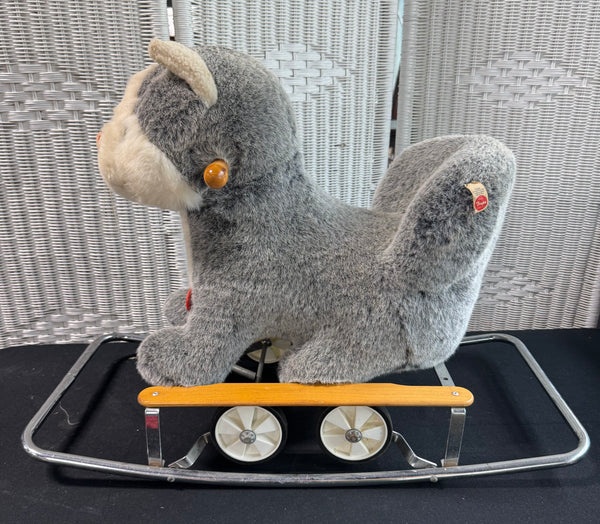 Trupa Italian Vintage Plush Cat Rolling & Rocking Toy